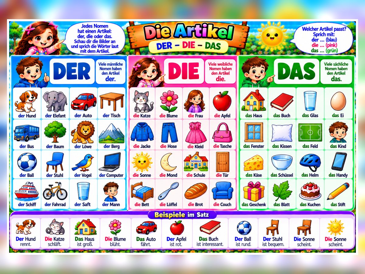 DER · DIE · DAS – Vorschau