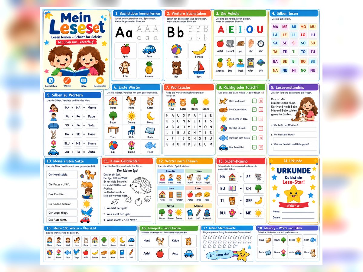 Kleine & häufige Wörter – Vorschau