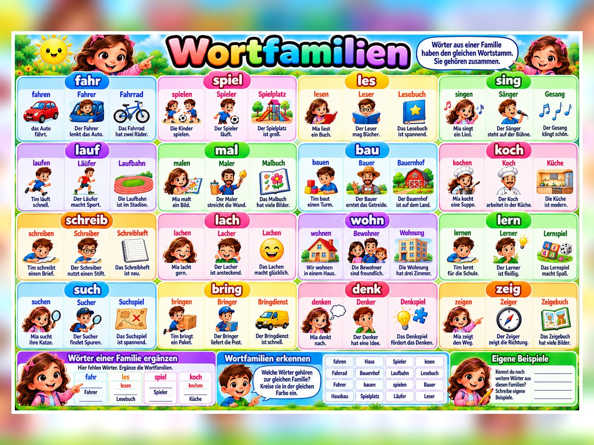 Wortfamilien – Vorschau