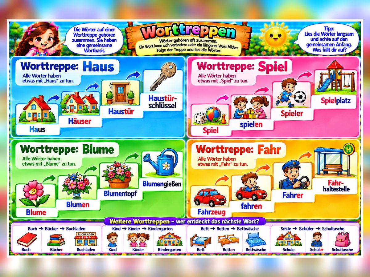 Worttreppen – Vorschau